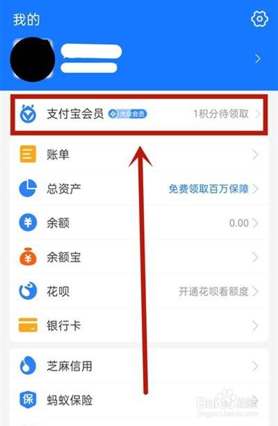 在哪里看支付宝积分兑换记录