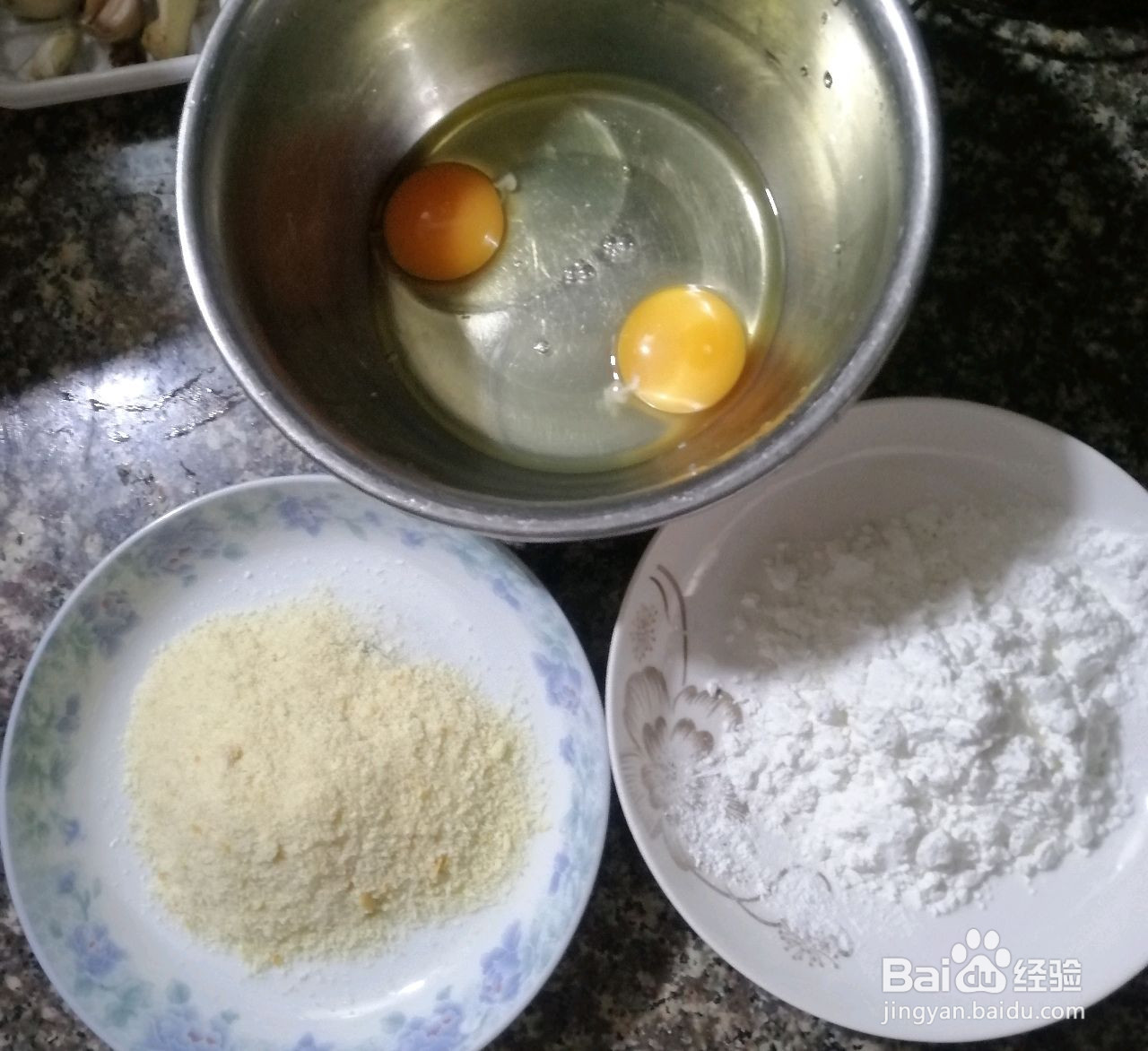 炸鸡排附自制面包糠的做法