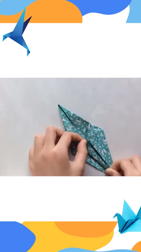 折纸千纸鹤怎么做？