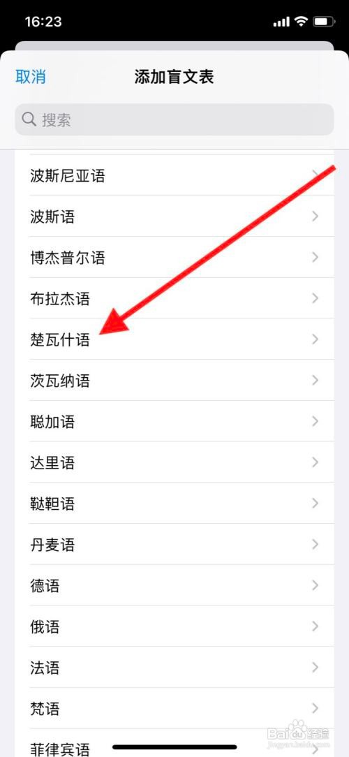 iPhone旁白增加“楚瓦什语”盲文表