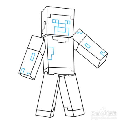 如何画积木人