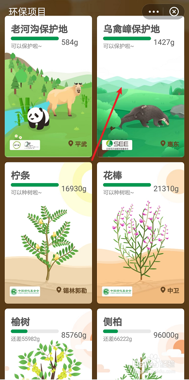 蚂蚁森林如何申请乌禽保护地