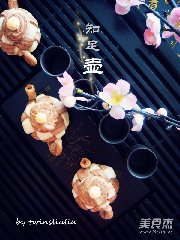 中式点心冬日暖茶知足壶