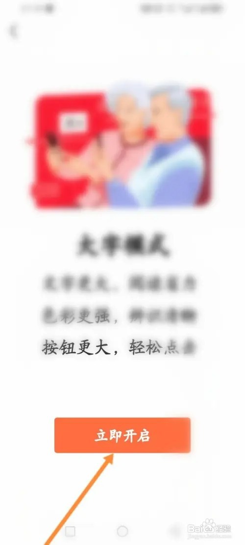 有柿软件如何开启大字模式