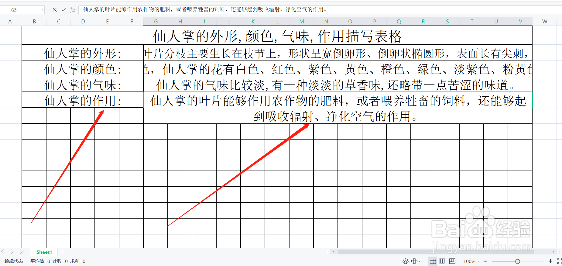 仙人掌的外形,颜色,气味,作用
