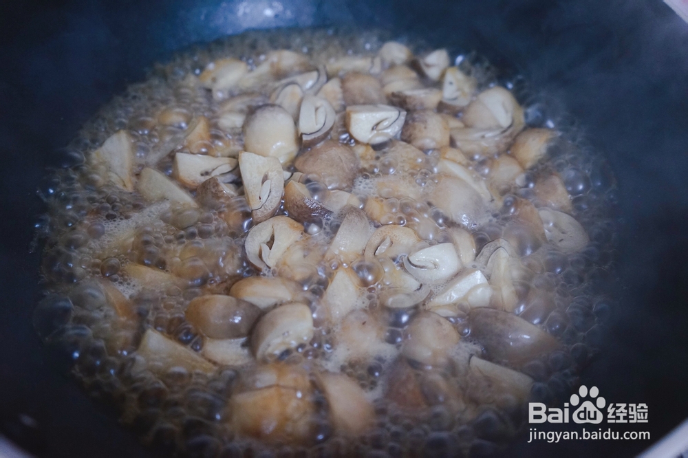 酥到掉渣的草菇豌豆