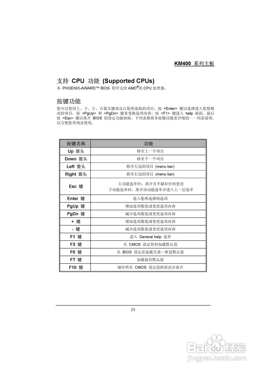 青云 KM400主板说明书:[3]