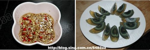 馓子拌皮蛋怎么做