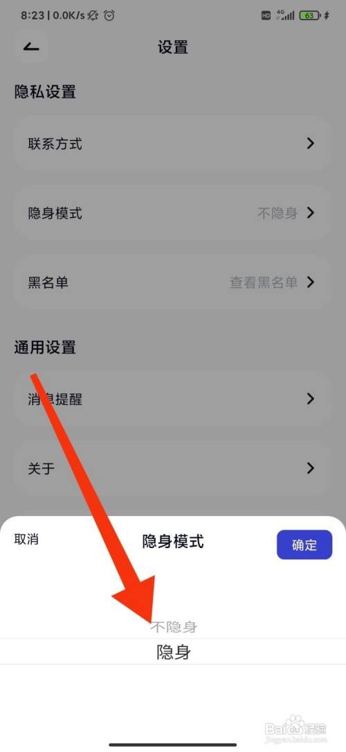 米玩旅行怎么设置隐身模式