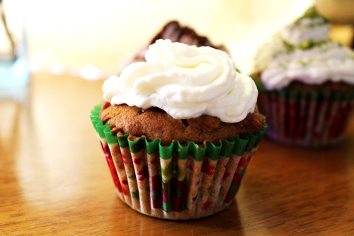 蜂蜜巧克力块杯子蛋糕