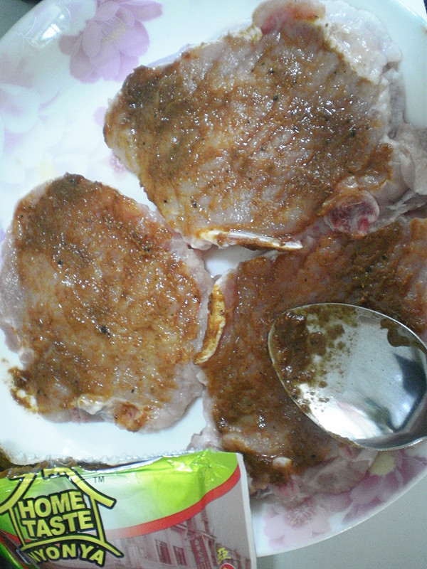 苹果娘惹煎猪排