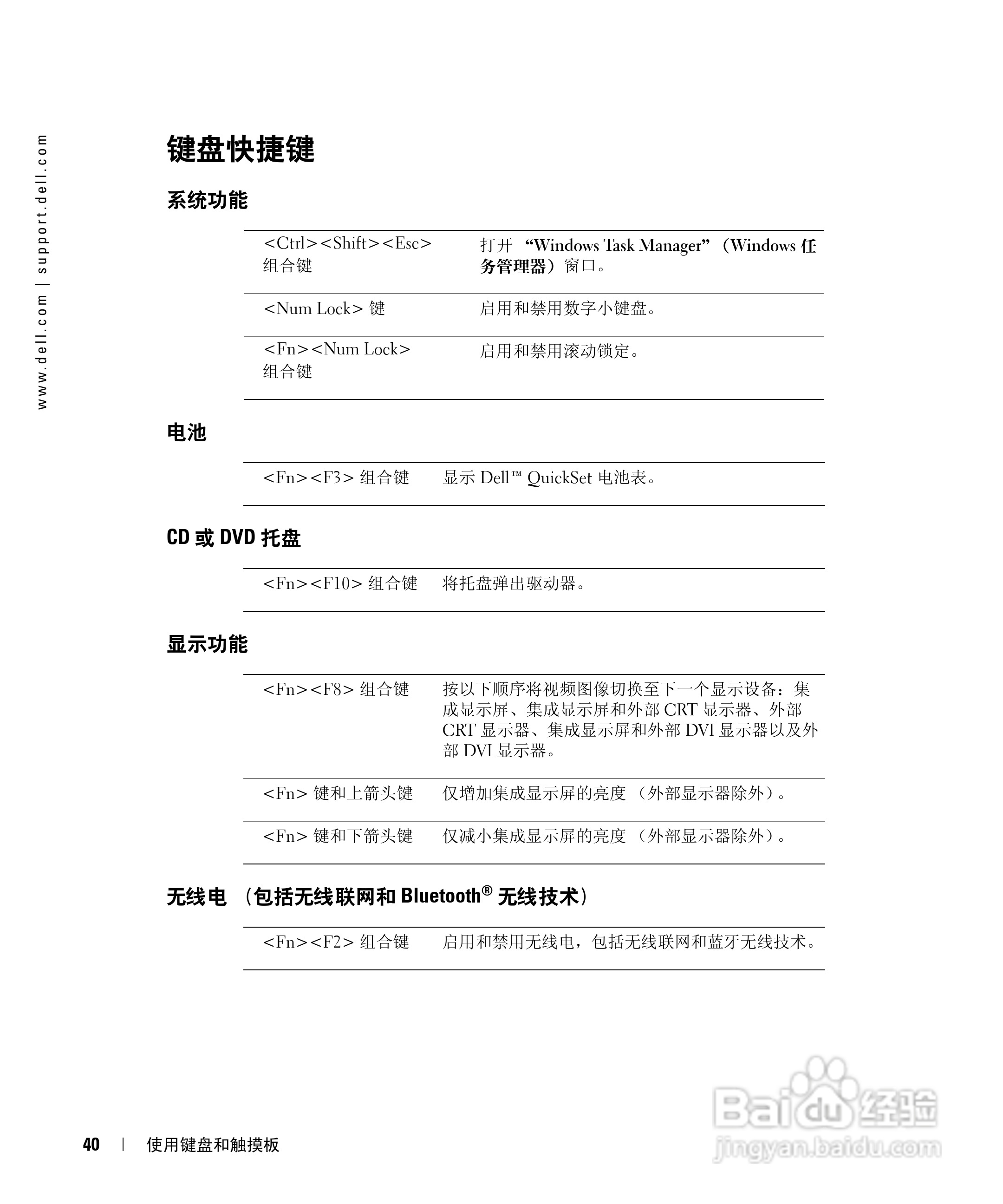 戴尔Inspiron 600m笔记本电脑使用说明书:[4]