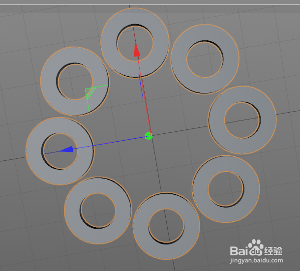 c4d如何复制多个管道?