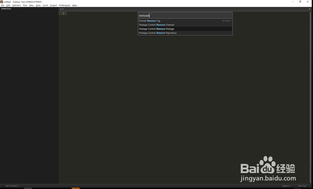 sublime text 3/2怎么卸载删除插件