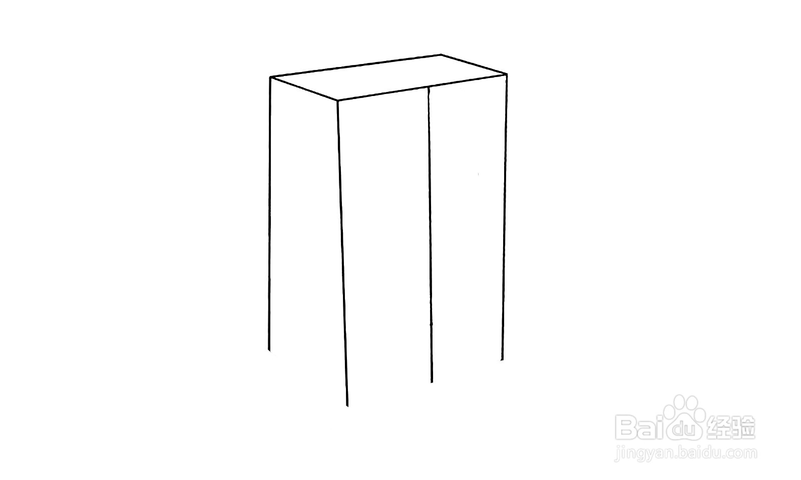 简笔画衣柜怎么画？