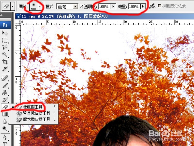 怎样改变照片中背景的色彩