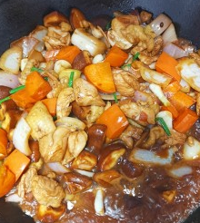香菇炸鸡的做法