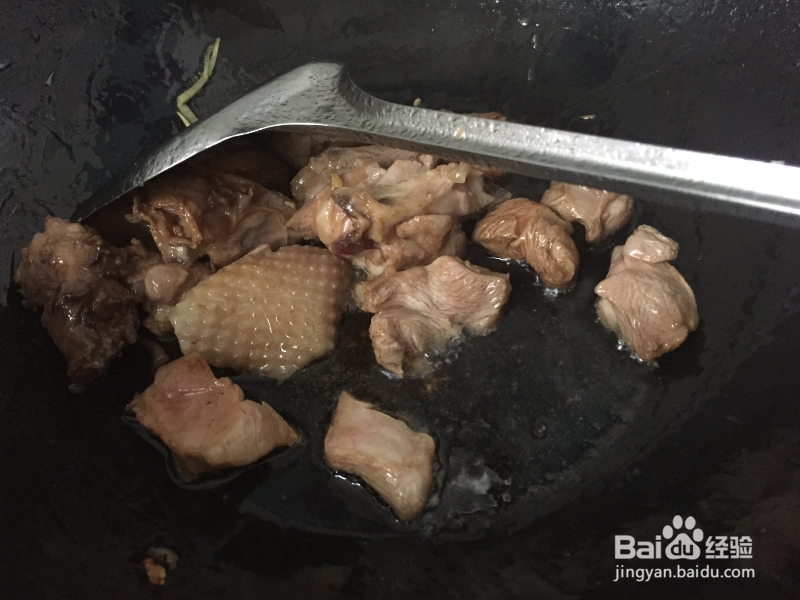 家常菜系青瓜炒鸡肉