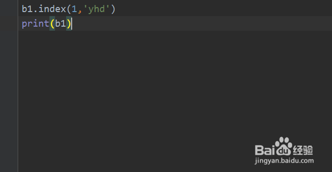如何使用python语言中的列表方法插入指定位置