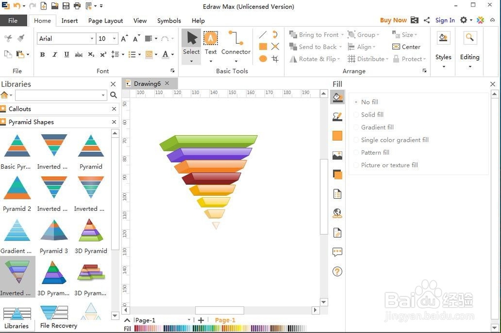 怎样创建倒立三维金字塔
