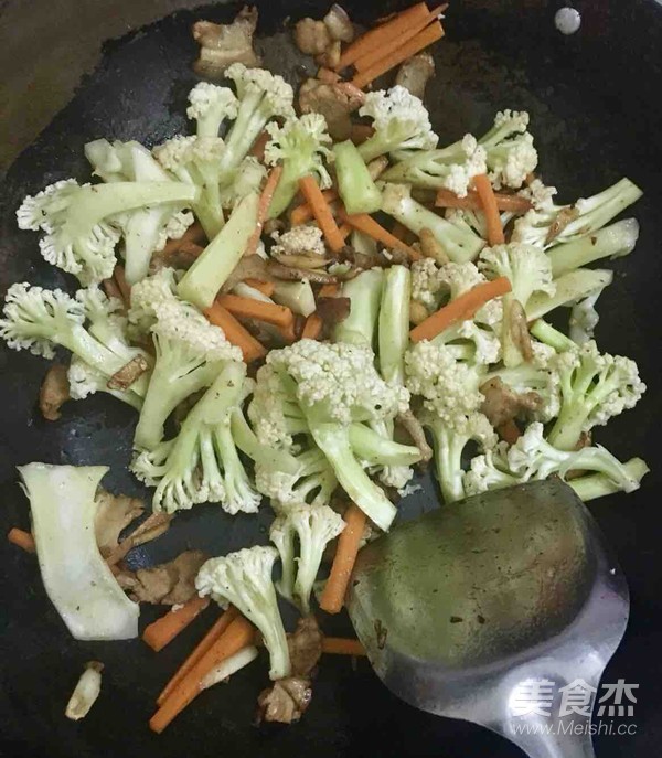 干煸花菜的做法