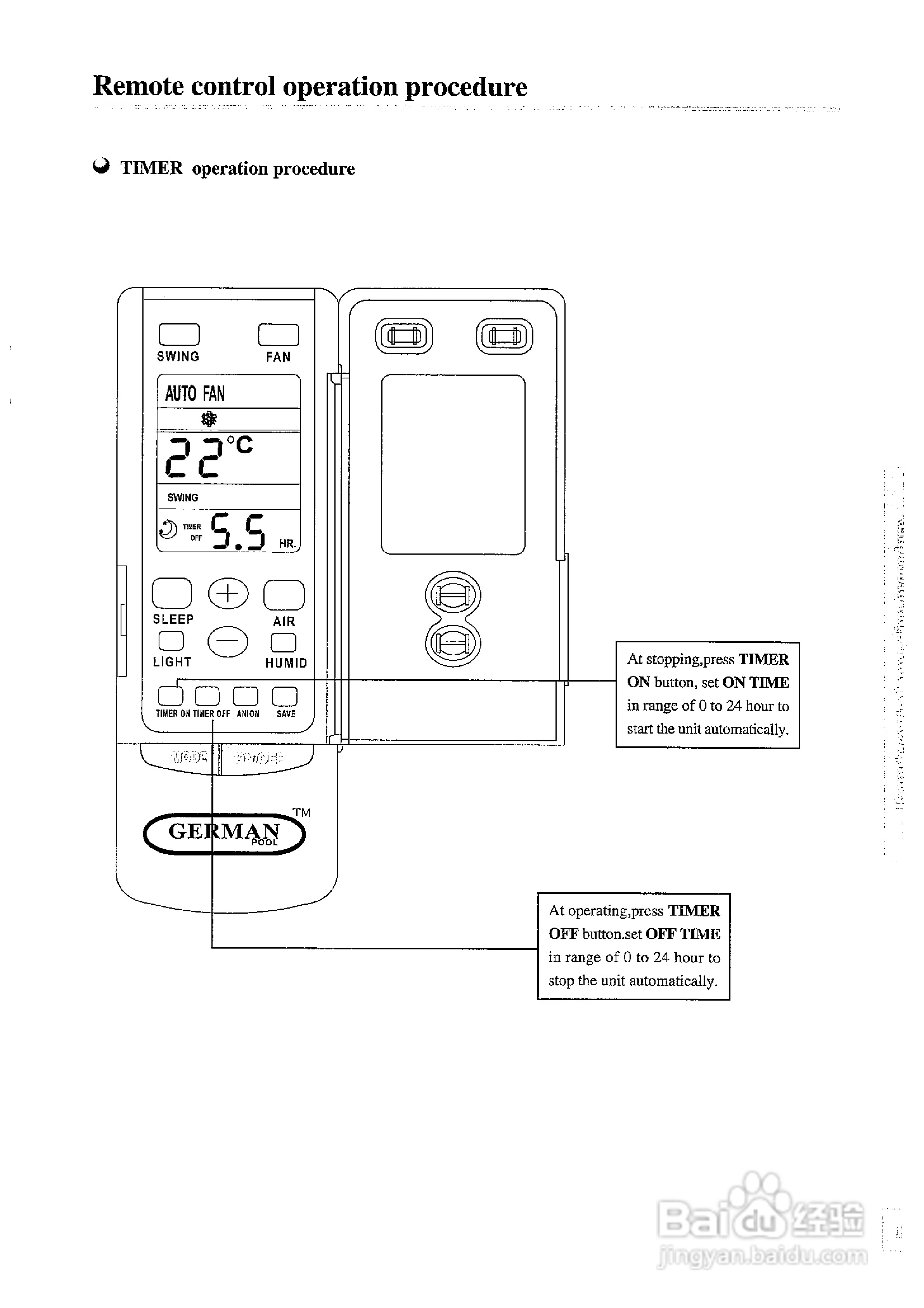 德国宝KF-120TW/B1分体式空调使用说明书:[2]