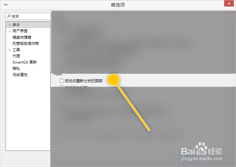 SmartGit怎么自动设置新分支的追踪
