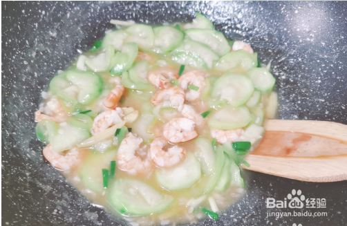 虾仁炒丝瓜怎么做