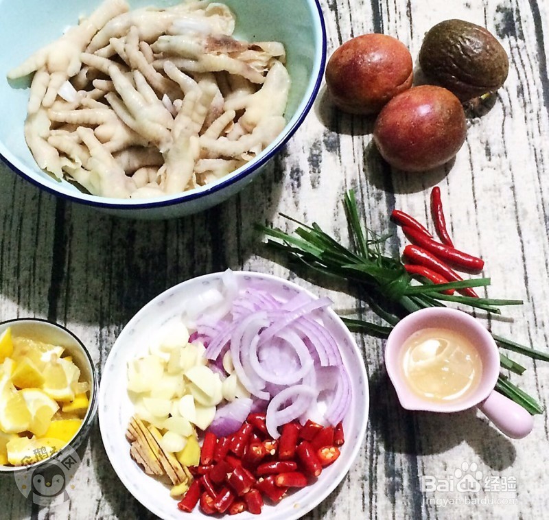 夏天的荤零食，好吃不长胖-百香果泰式凤爪做法
