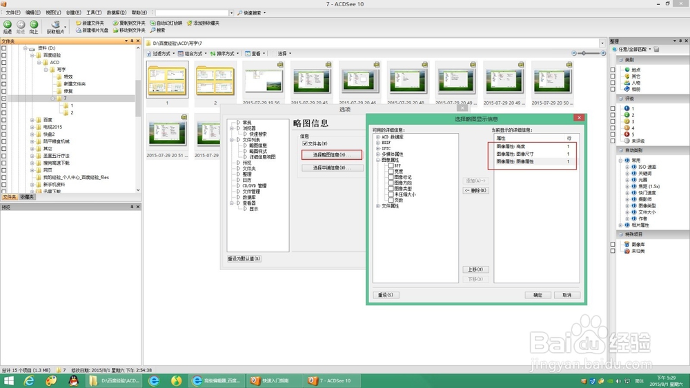 ACDSEE图片软件使用（十八）工具选项文件列表3