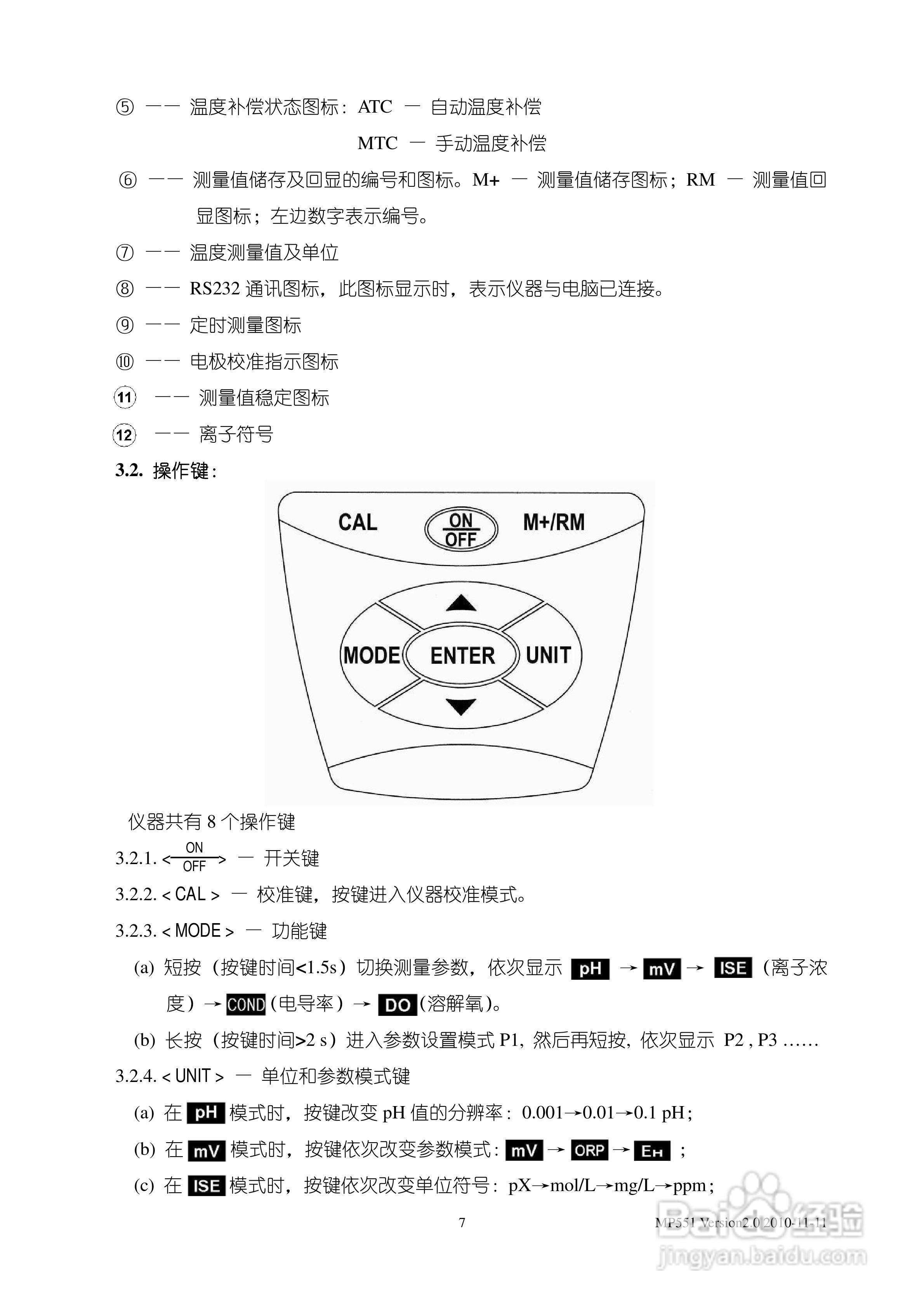 SANXIN MP551型pH/mV/离子浓度/电导率/溶解氧测量仪使:[1]