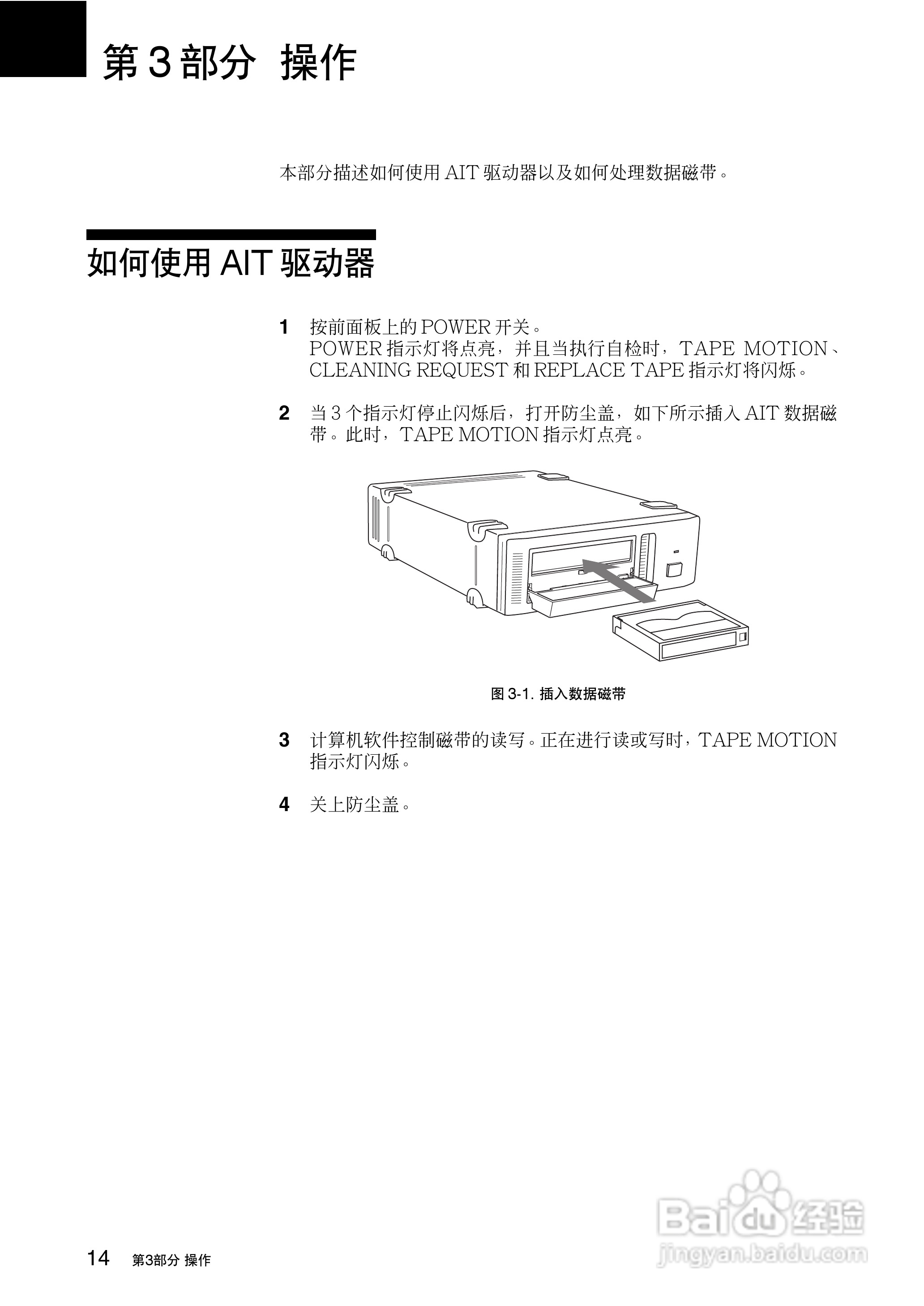 sony aite130/90磁带机说明书:[2]