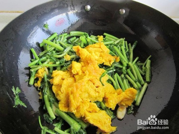 如何制作茼蒿炒鸡蛋