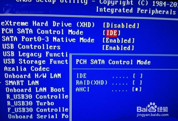 XP,w7,w8,改AHCI模式不再蓝屏，不用改注册表