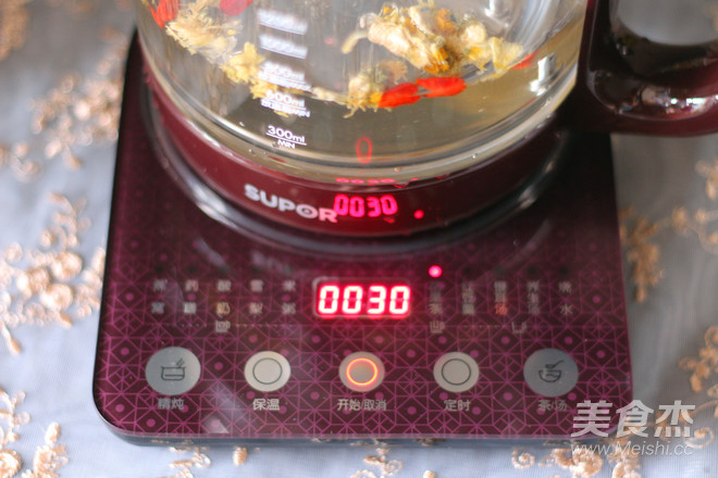 菊花枸杞茶的做法