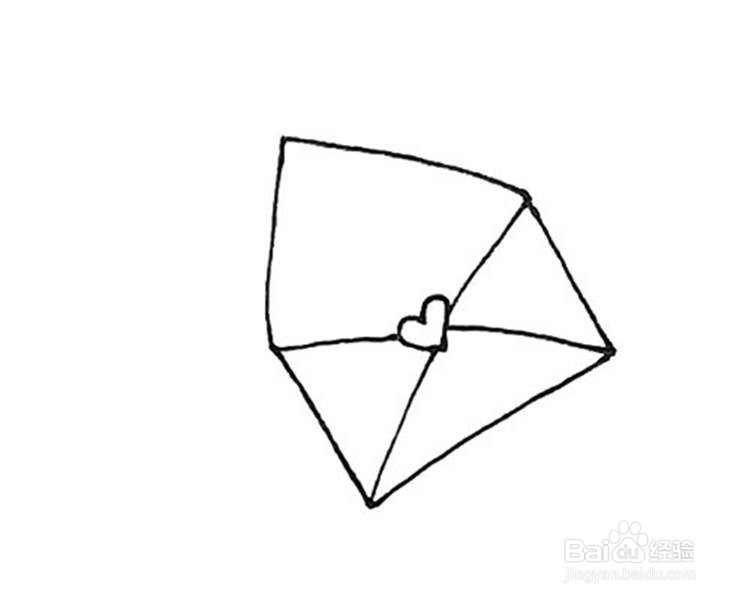 信件的儿童卡通简笔画教程