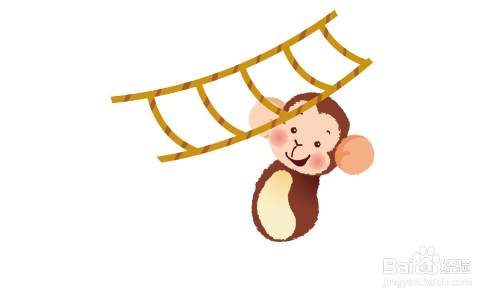 猴子简笔画设计