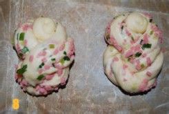 汤种火腿葱花面包