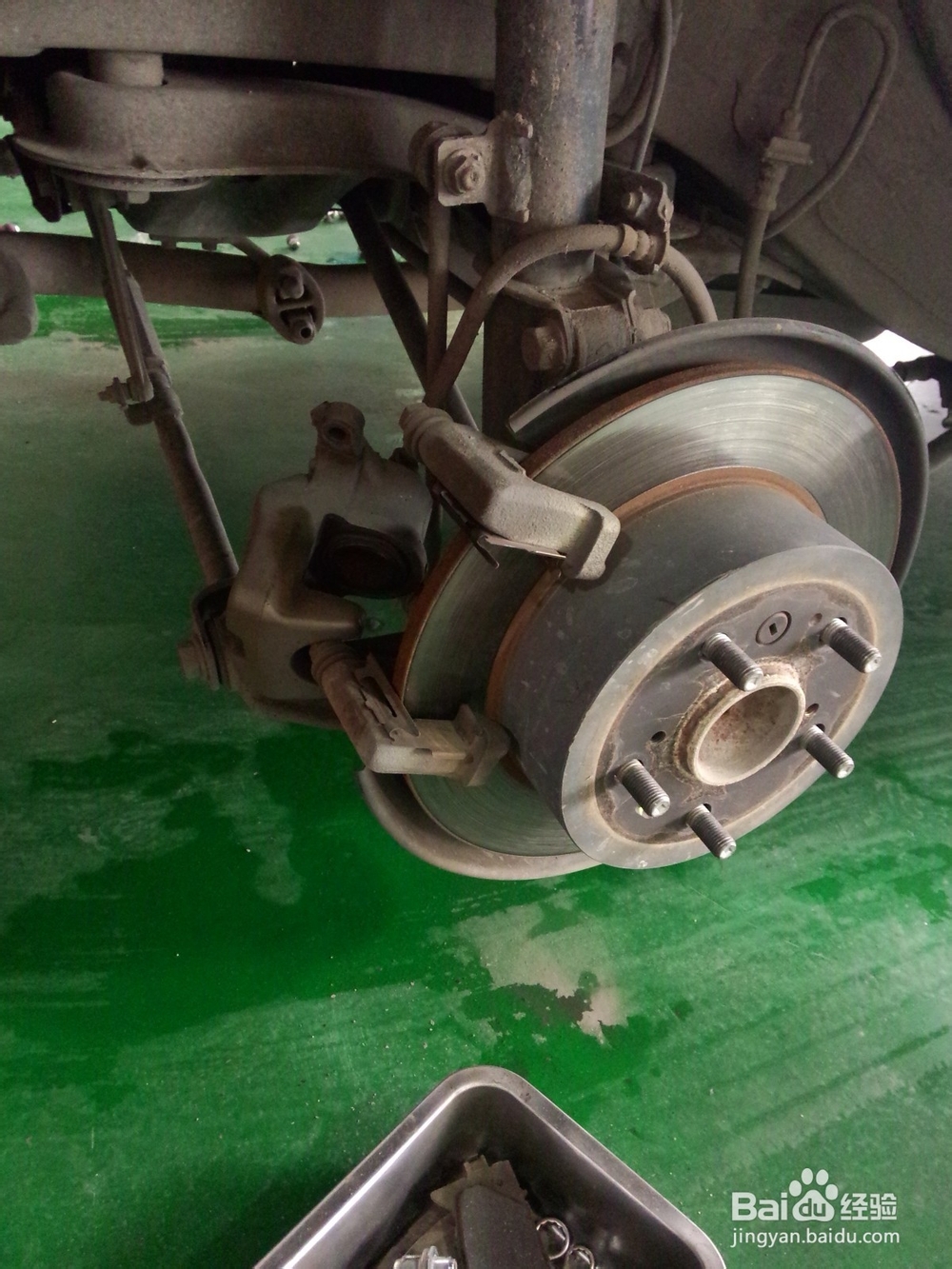 换刹车片的全程拍摄