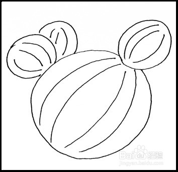 怎样画简笔画（花卉）：[5]仙人球