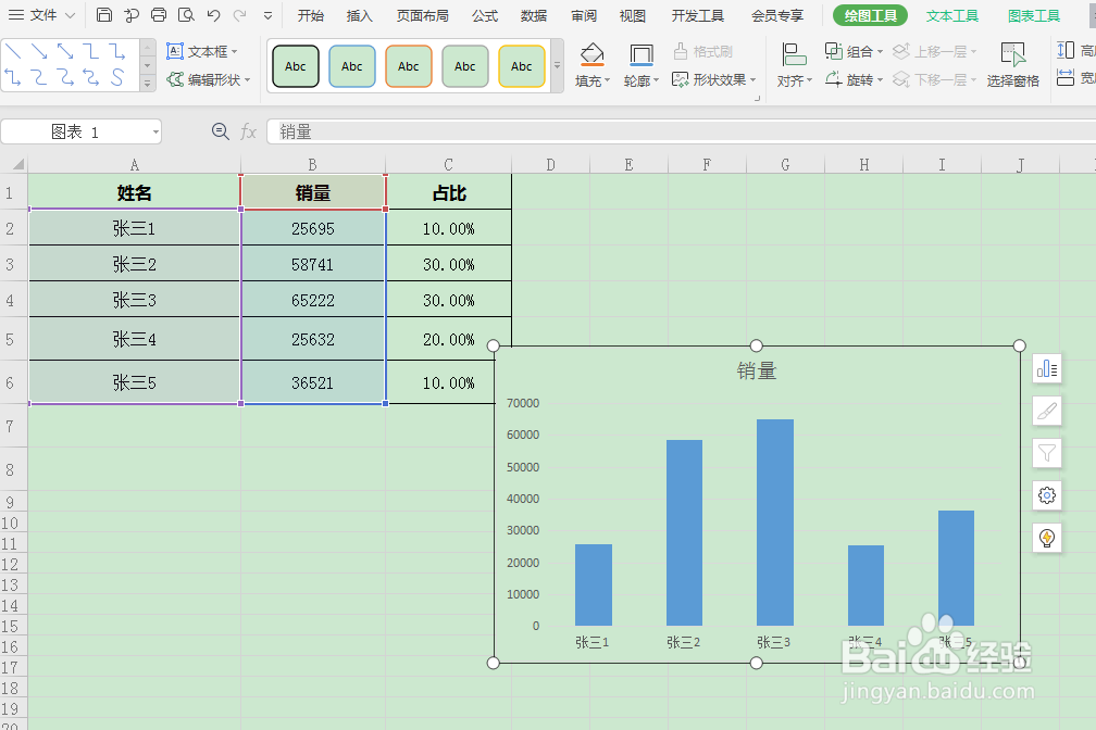 如何用Excel制作柱状图