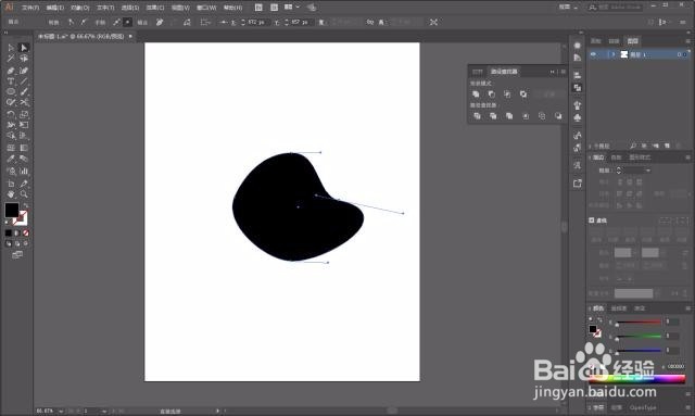 利用网格工具轻松制作抽象立体渐变效果