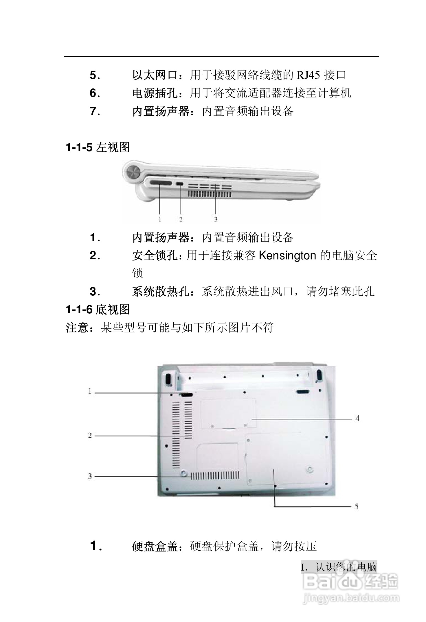 TDE台德 UA-1000笔记本电脑说明书:[1]
