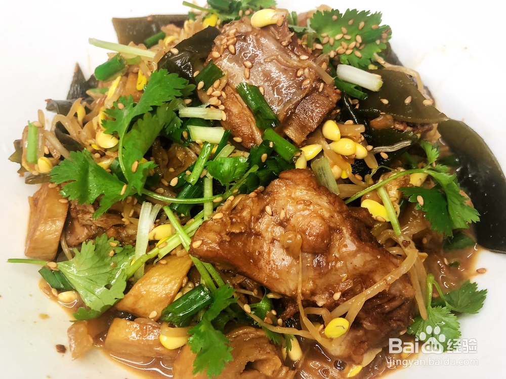 孩子爱吃的排骨面筋