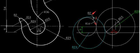 机械制图吊钩手工画法