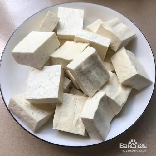 油麦菜炒豆腐