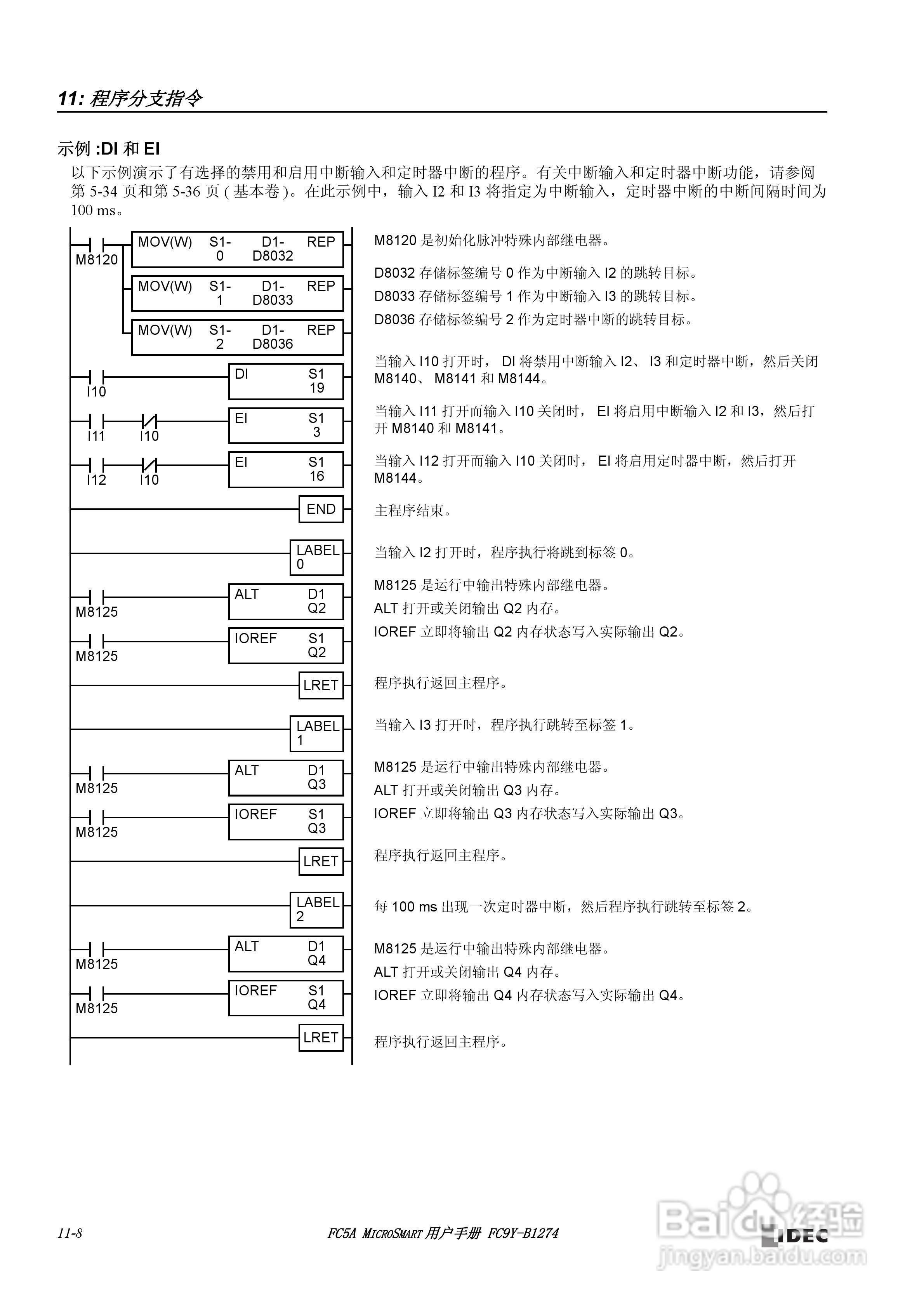 FC5A型可编程控制器_显示器使用说明书:[13]