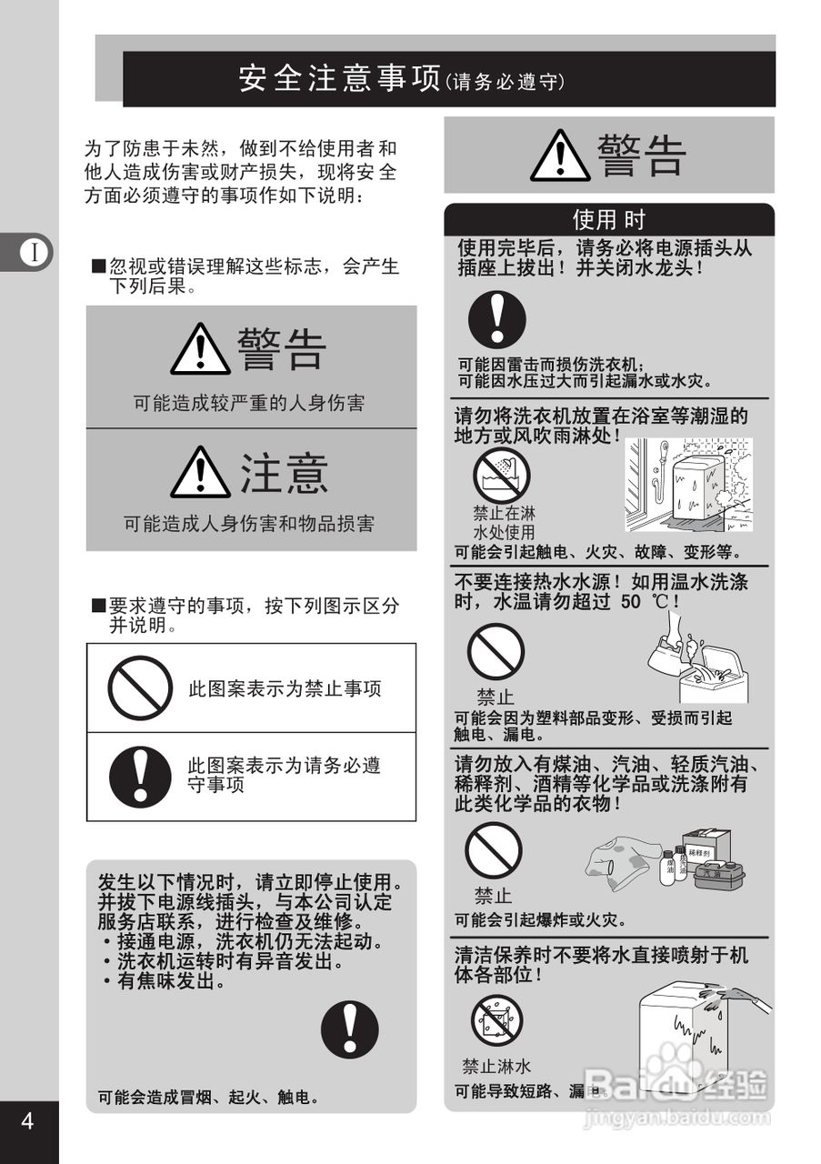 松下XQB80-GD8136洗衣机说明书:[1]