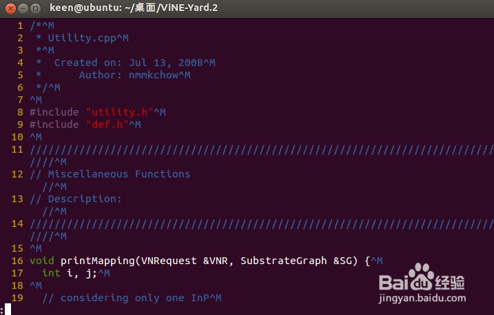vim中末行去掉^M