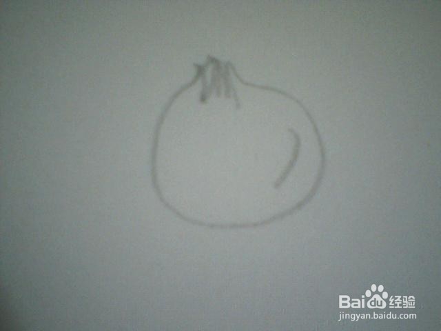 简笔画包子这样画